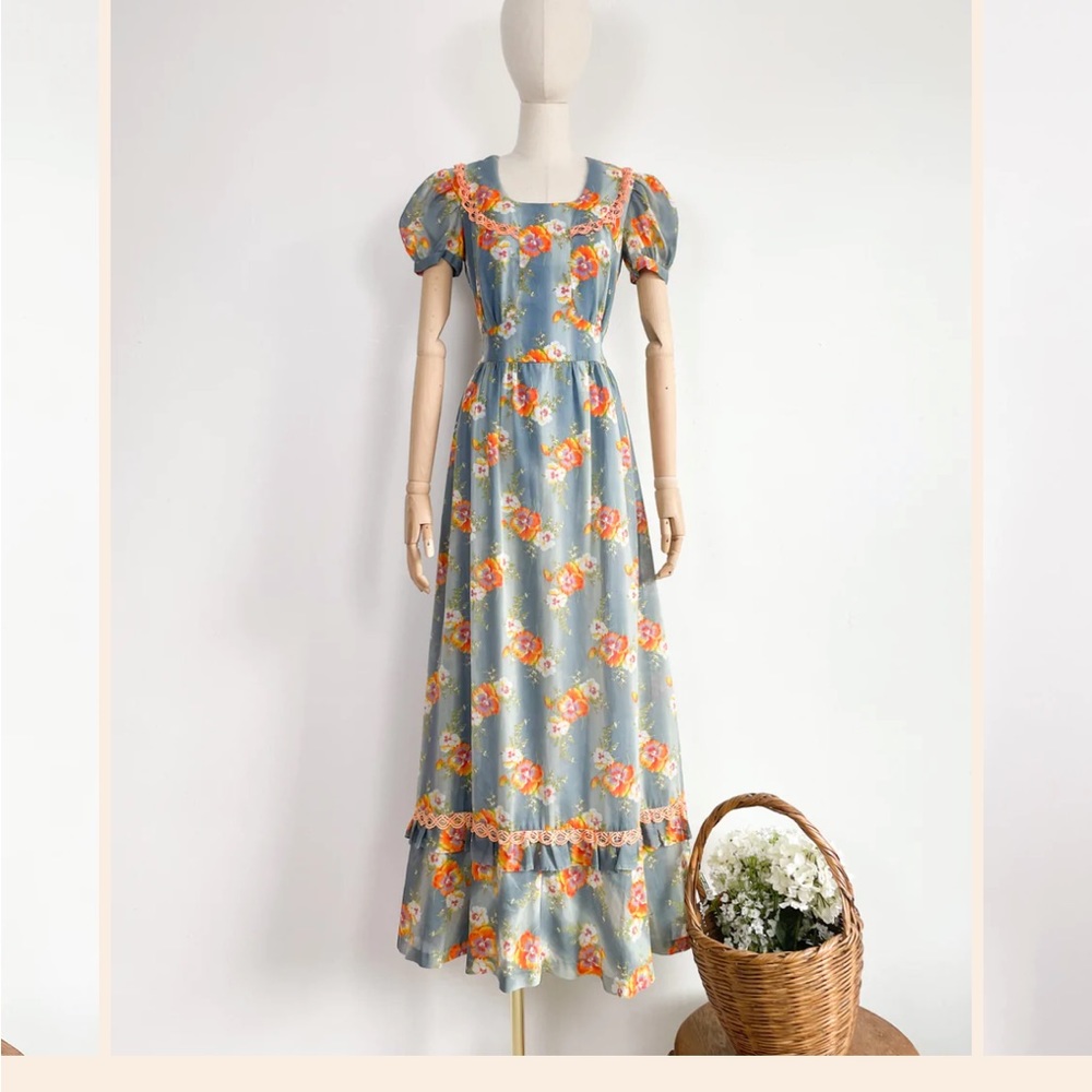 Vintage Tropical Dress